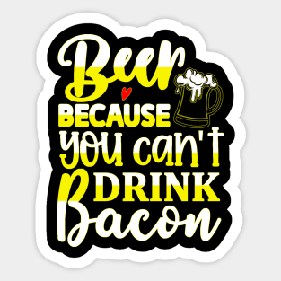 Beer or Bacon - 3 Sticker